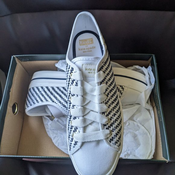 NIB | Keds X Kate Spade New York Triple Up Woven Sneakers | 9 - Picture 2 of 9